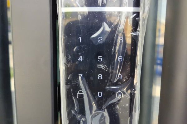 FULL COMBO KHÓA VÂN TAY VÀ BẢN LỀ SÀN SIKER CHO CỬA KÍNH CƯỜNG LỰC 